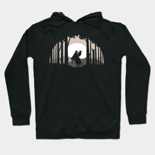 Forest Horse Silhouette Hoodie